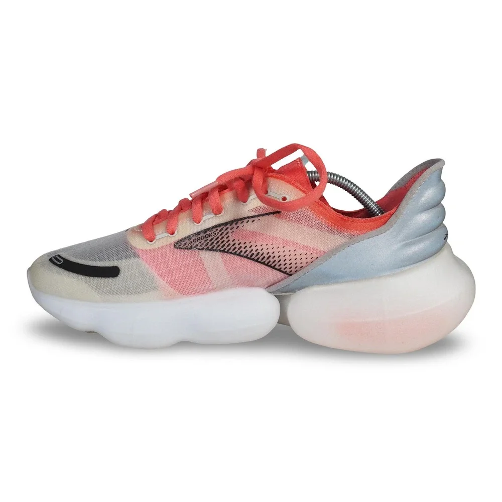 Brooks Aurora-BL Performance Running Shoes Womens 9.5 White Coral 1203541B068